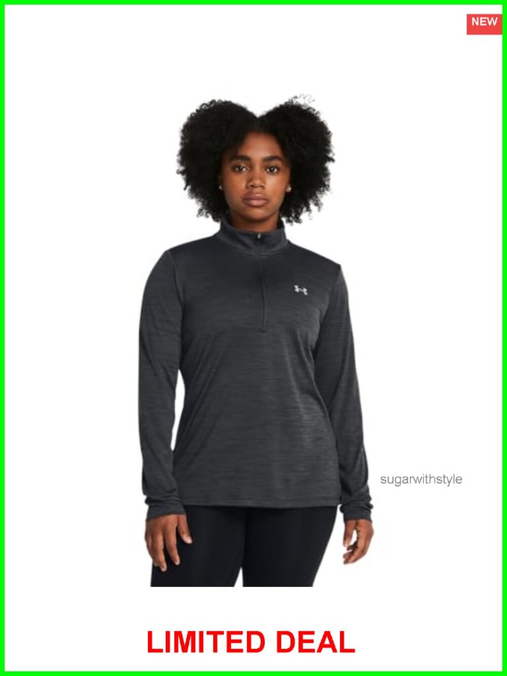 Under Armour Velocity Half Zip Twist Pullover Sweatshirt Women's Activewear